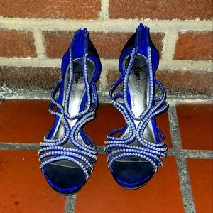 Cobalt blue stilettos